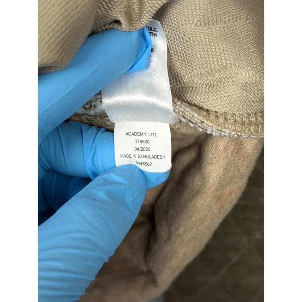 Magellan Outdoors Campfire Quilted Henley Pullover Olive Night Mens S - Picture 13 of 16